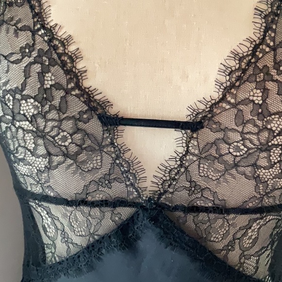 Victoria's Secret Black Lace Chemise - Picture 3 of 8
